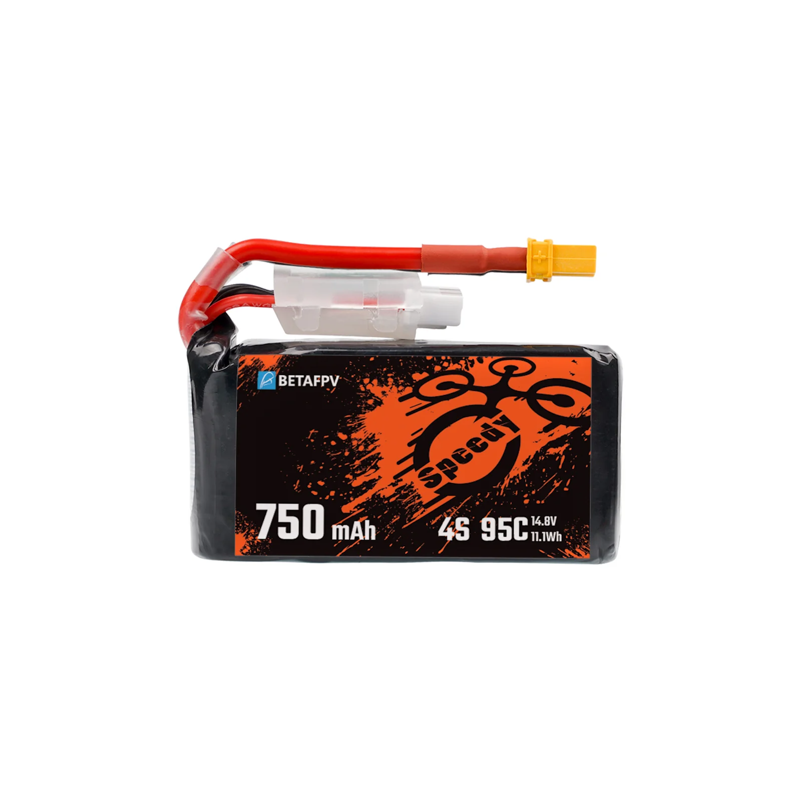 750mAh 4S 95C Lipo Battery (2PCS) - Image 2