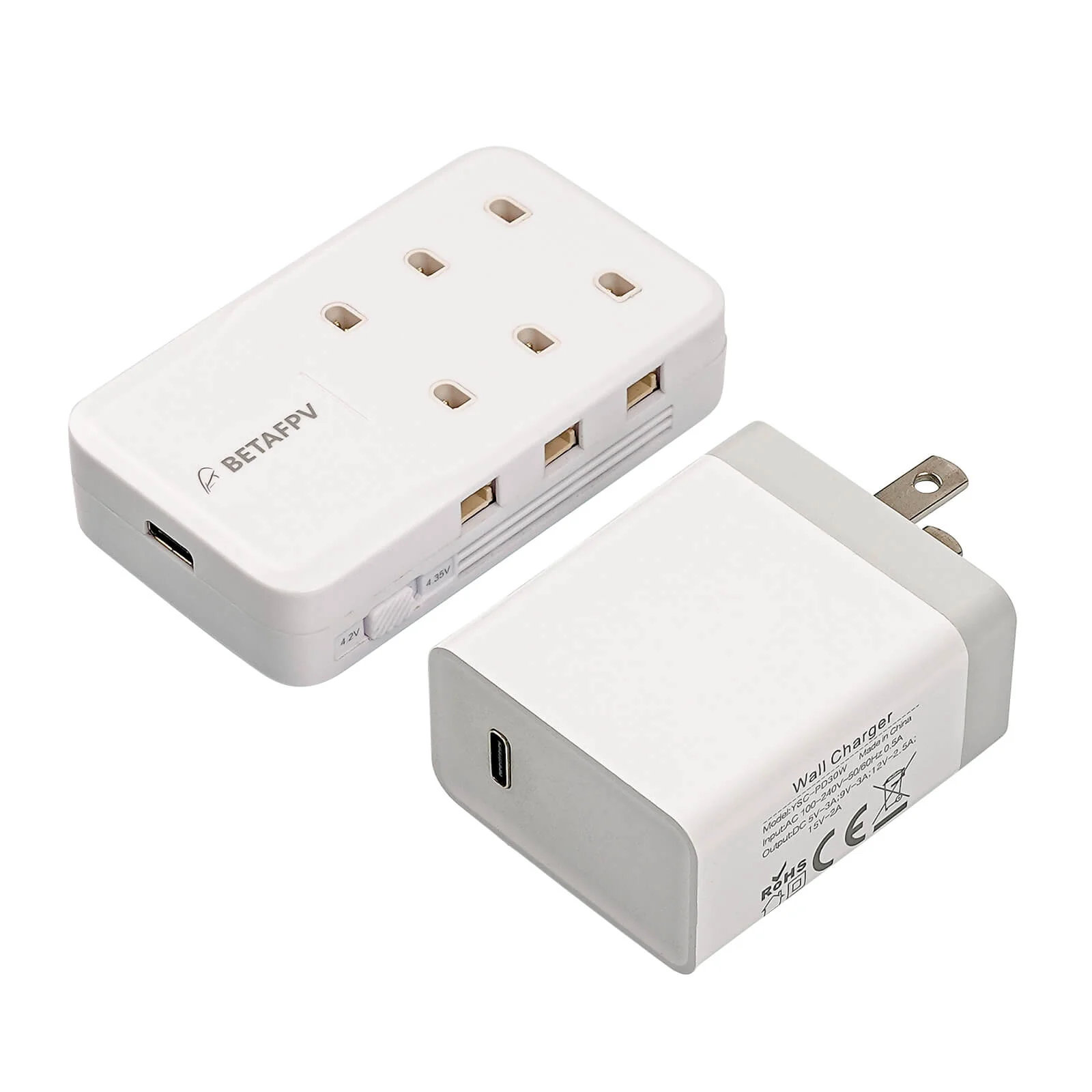 6 Ports 1S Battery Charger & Adapter - Image 4