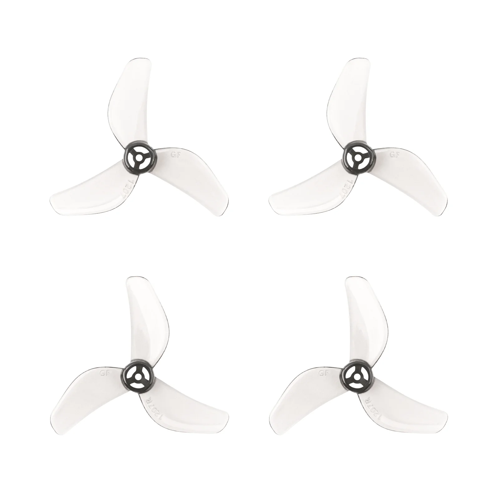 Gemfan 1207 3-Blade Propellers (1.0mm Shaft)