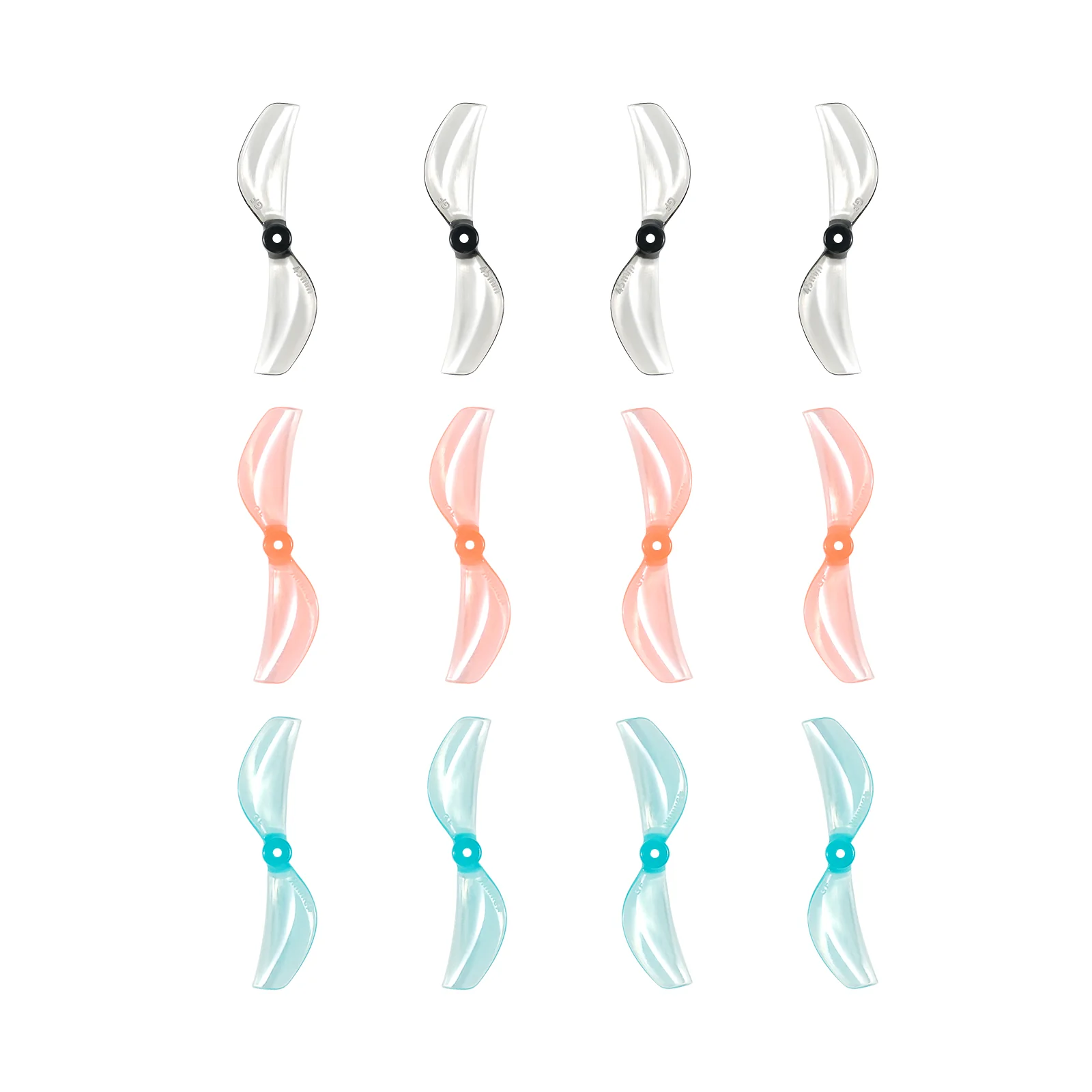 Gemfan 45mm 2-Blade & 3-Blade Propellers (1.5mm Shaft 4PCS) - Image 8