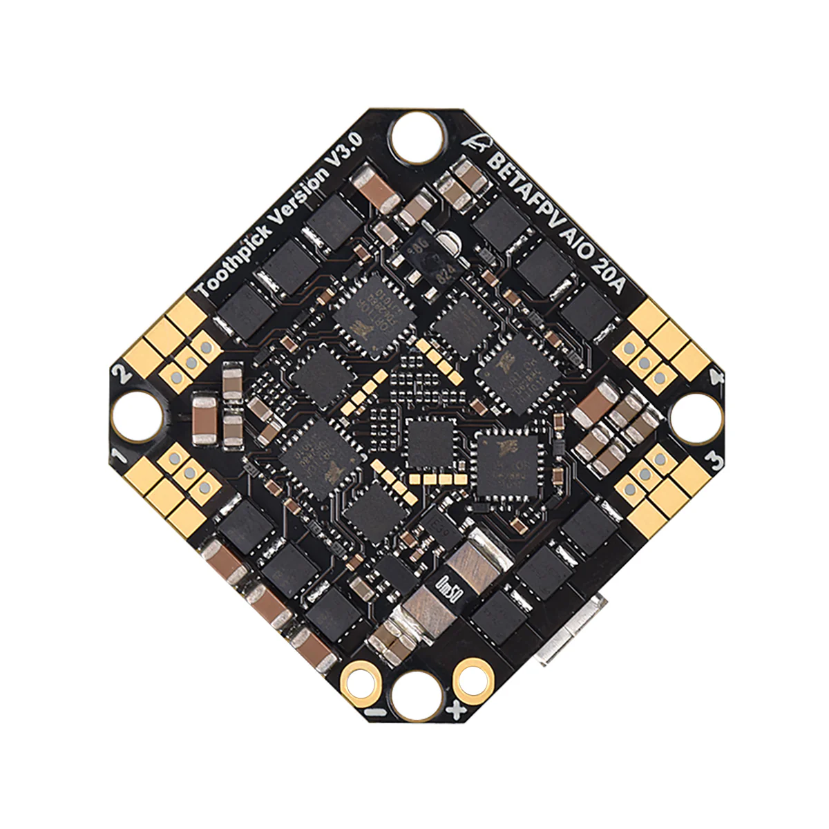 Toothpick F4 2-4S AIO Brushless Flight Controller 20A(BLHeli_S) - Image 2