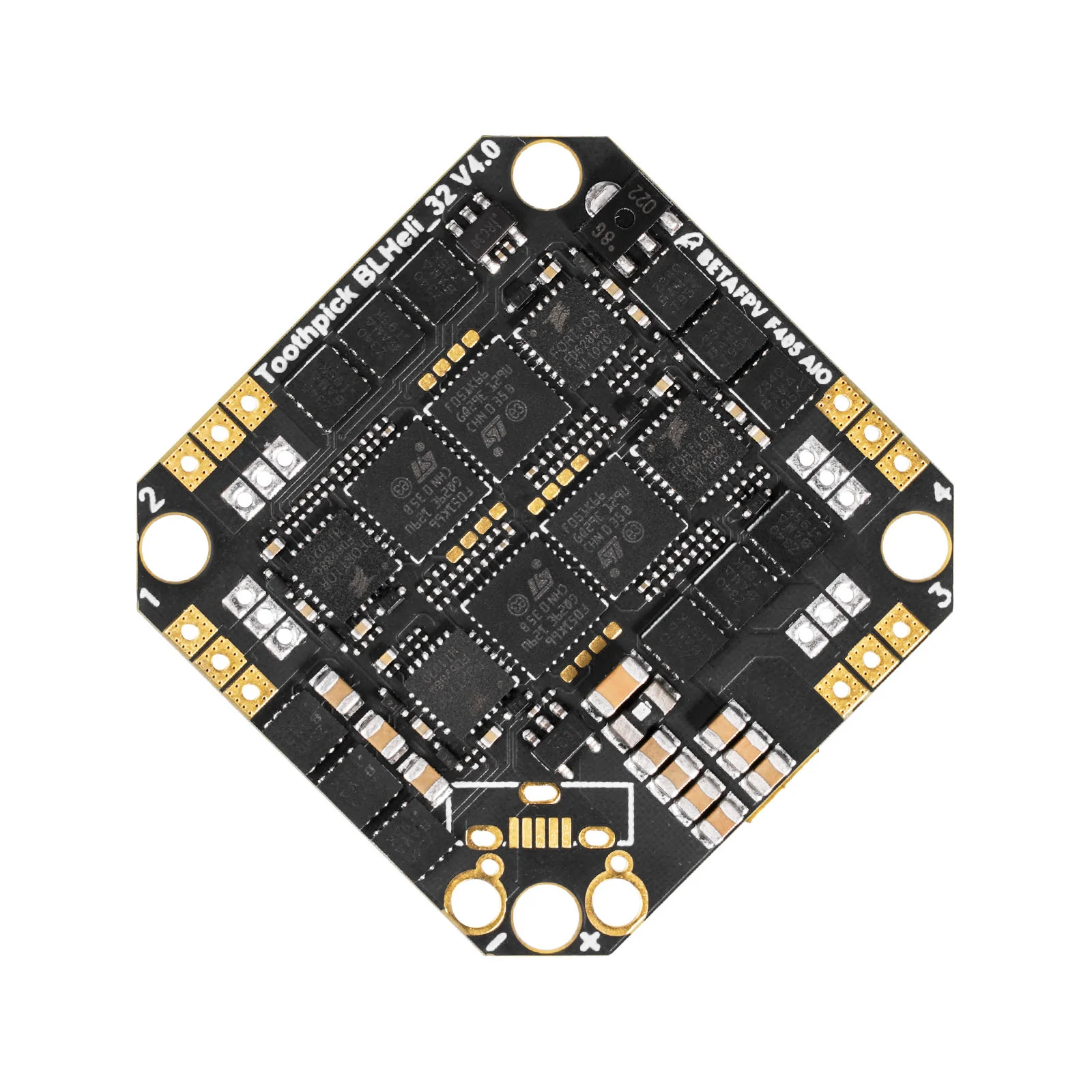 Toothpick F405 2-4S AIO Brushless Flight Controller 20A (BLHELI_32) V4 - Image 2